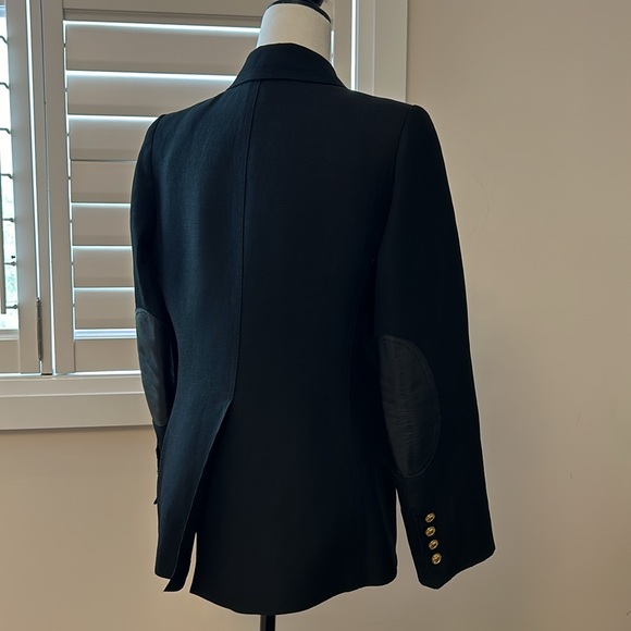 Smythe Dandy Linen Blazer Black size 10 - Picture 4 of 15